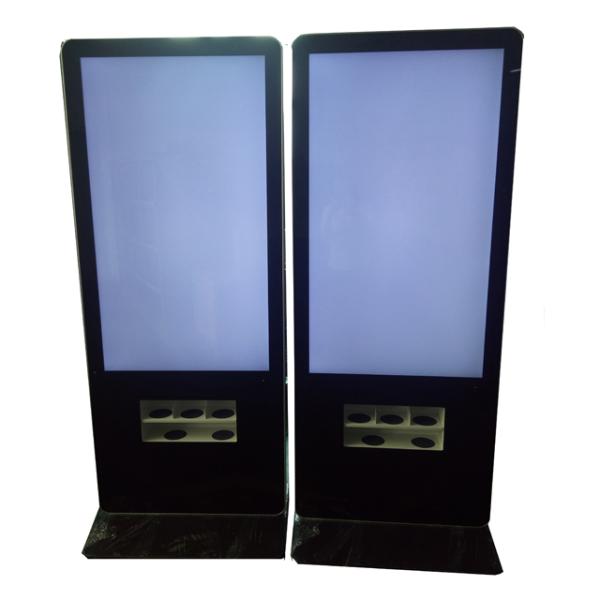 Jugador inalámbrico de la publicidad de la red de Digitaces Lcd de la señalización de Wifi Digital con la carga del teléfono