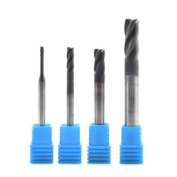 Herramientas de corte CNC Revestimiento de diamantes Cortador de fresado Molino de extremos para fibra de grafito