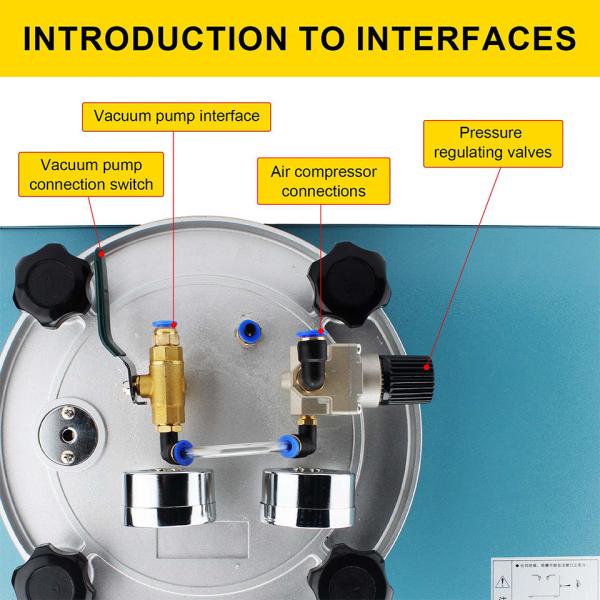 Емкость машины 3KG инжектора воска украшений отливки вакуума цифров