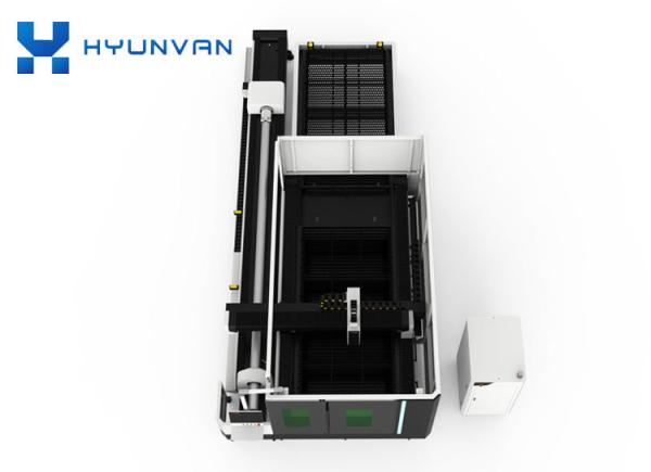 Metal Sheet Plate Stainless Fiber Laser Cutting Machine With Safety Cover