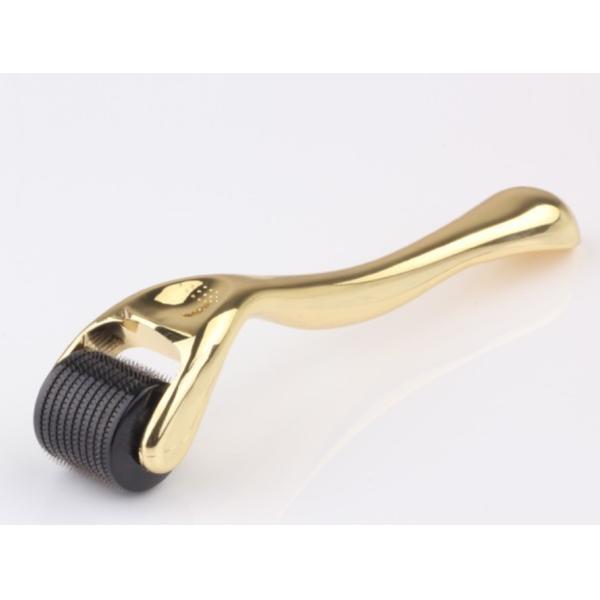 540 Pins ZGTS Micro Pin Derma Roller with Stainless Steel Rolling Pin in Black Handle