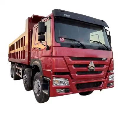 351-450hp WEICHAI Motor Usado Caminhão Euro 3 6x4 Sino Howo 8x4 para mineração