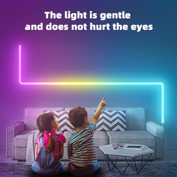 СИД светлой Адвокатуры стены плавного движения RGBIC Мультиcolor поделило на сегменты контроль