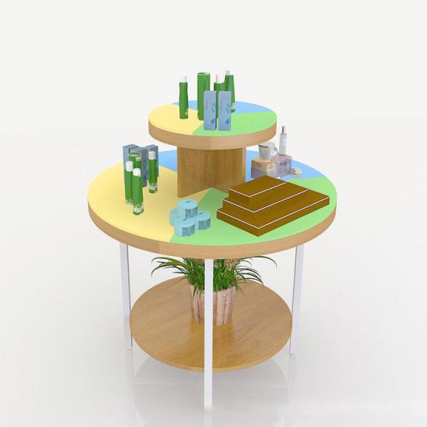 Exquisite Wooden Cosmetic Store Furniture Modern Various Shapes Available