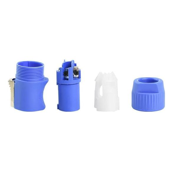 NAC3FCA PowerCON tête féminine de type A, bleue, entrée d'alimentation, 20A 250V CA, connecteur de verrouillage, adapté à l'éclairage de scène et aux équipements audio