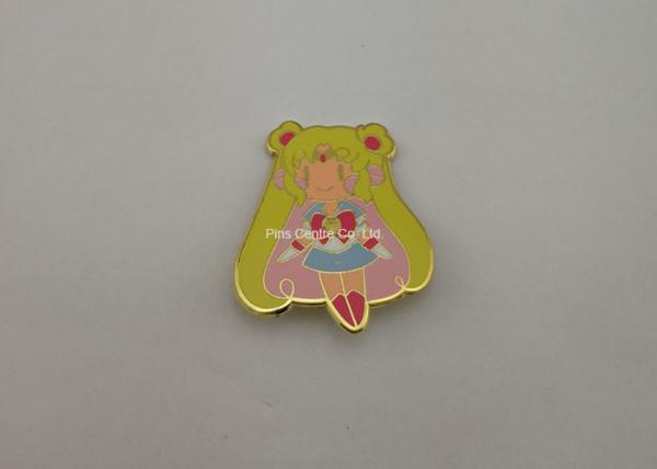 Die Struck Custom Enamel Badges / Silver Zinc Alloy Funny Enamel Pins