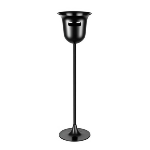 Hong Kong-Style Light Luxury Premium Outdoor Commercial Trash Can – Freestanding Waste Bin with Matte Finish