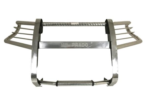 201 Stainless Steel Truck Bull Bar Front Bumper Silver For Land Cruiser