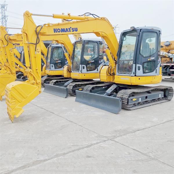 Excavadora usada Komatsu 78US-6 com capacidade de balde de 0,34 m3 e potência de 41 KW do Japão