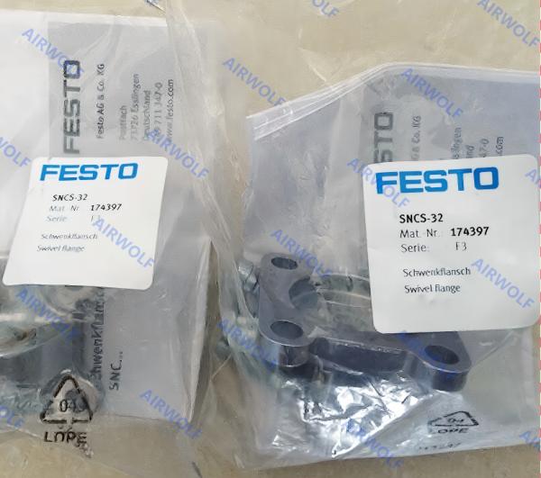 ISO15552 Festo de aluminio fundido a presión SNC SNCB SNCS Montaje de brida giratoria para DNC DNG DNCB DSBC DSBG cilindro neumático 174390 SNCB-32 174397 SNCS-32 174383 SNC-32 174391 SNCB-40174398 SNCS-40 17