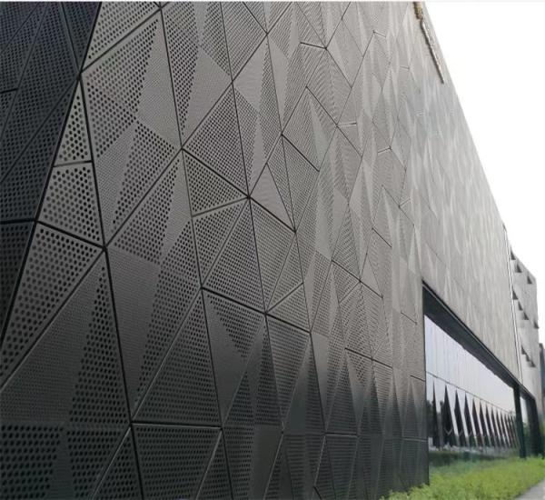 Rectangle Aluminum Wall Panels with Sound Insulation and Shading System