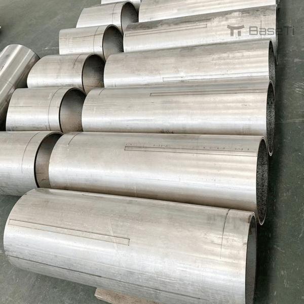 ASTM B861 Pure Titanium Tube Seamless Grade 1 Grade 2 48in Customizable