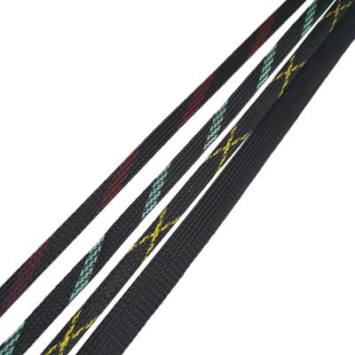 240±10°C Point de fusion Fermeture à glissière Manche de câble enveloppé en tresses pour une gestion facile du câble