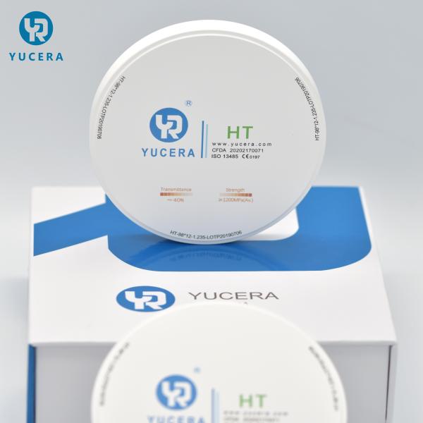 Yucera 98 HT Dental Zirconia Block CAD CAM Open System For Crown