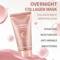 OEM Collagen Hydrogel Skincare Facial Mask Moisturizing Overnight Peeling