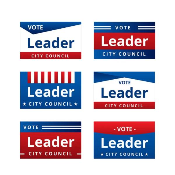 Campaign Election Corflute Sign Blank Corrugated Plastic Yard Signs