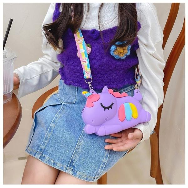 День рождения подарочная сумка игрушка студенты дети подарить Каваи кроссбоди сумка милый плечевой сумка мультфильм животный силиконовый макияж сумка