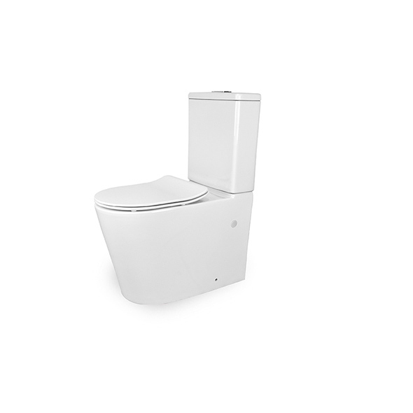 PP Two Piece Toilet Water Efficient Ceramic WC Toilets 370x605x800mm Orin OR8380 For Bathroom