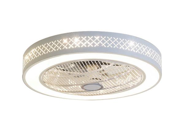 80lm/W Fancy Remote Control Ceiling Fan Light 42W*2 APP Conrtol