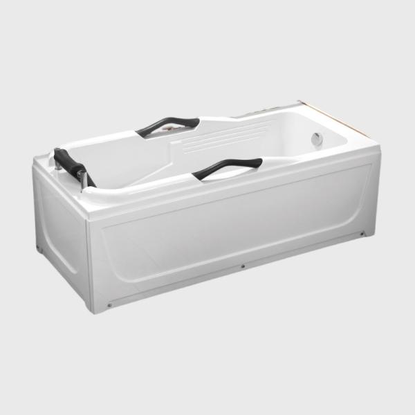 Outdoor Acrylic Jacuzzi Bathtubs Modern Spa Whirlpool Massage Corner lightweight