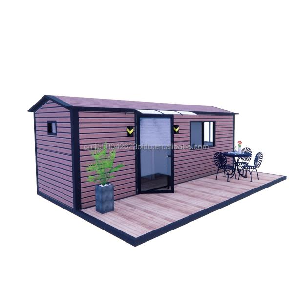 Diseño Modular Modular Casa de Contenedores de Acero Prefabricado Flat Pack para Aluminio Alloy Exterior Ventanas incluidas en el diseño