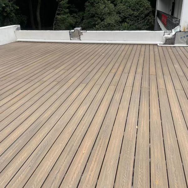 2024 Most Popular New Design Waterproof Anti Slip Hollow Outdoor Terrace Decking Wpc Deck Terrace Flooring Tiles