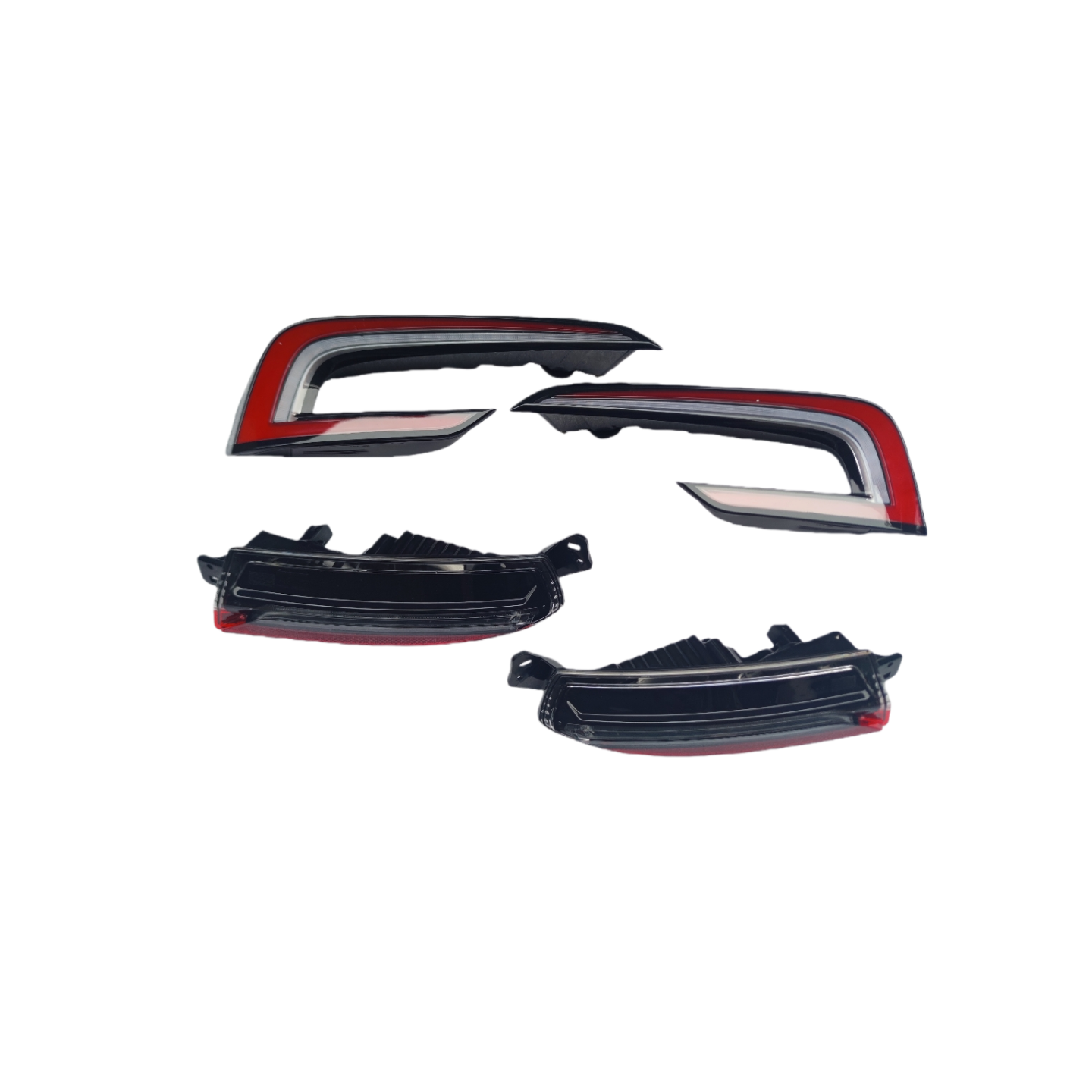 1712513-00-DZ New High Quality Auto Spare Parts for Tesla Model 3 Rear Bumper Tail & Fog Light Assembly Reflector Trim Upgrade