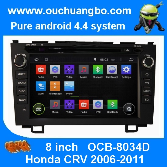 Ouchuangbo Pure Android 4.4 Car Media Player for Honda CRV 2006-2011 DVD Audio Video Stereo System OCB-8034
