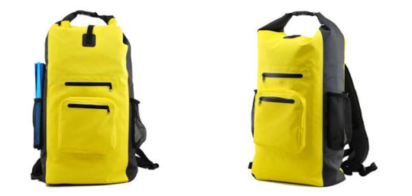 Personalized 600D Polyester Backing PVC Waterproof Hiking Backpack Multi Sizes Optional
