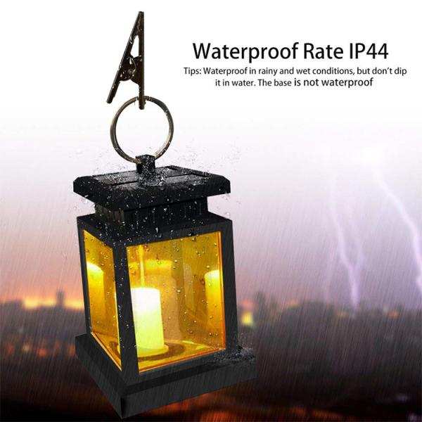 RoHS Decorative 2V LED Solar Landscape Light 20LM Solar Candle Lanterns For Party