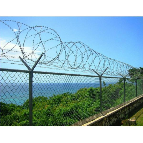 Анти- корозия BTO-28 BTO-22 гальванизировала колючую проволоку бритвы