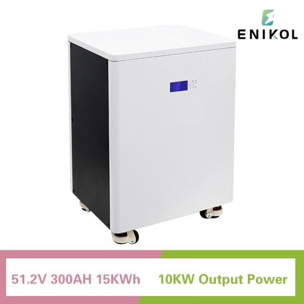 Vida útil de ciclo longo Bateria solar de 48V 48v 300ah Lifepo4 15kwh Bateria com roda