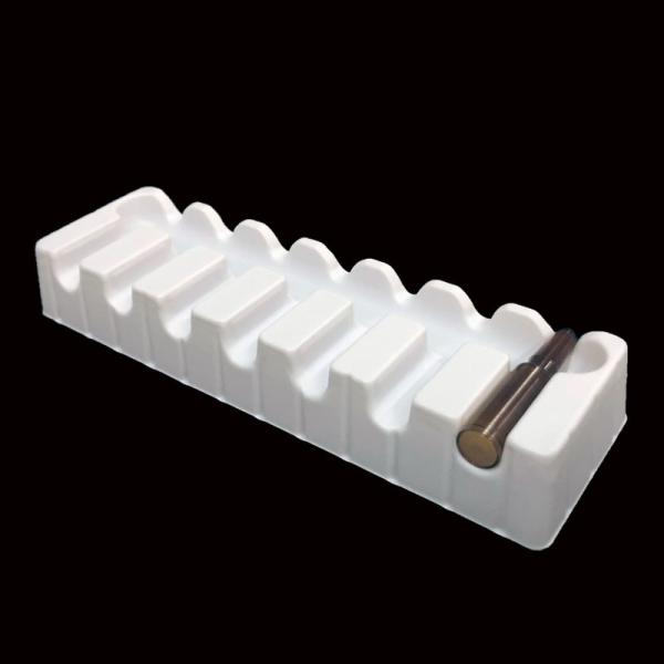 Custom 7 Cells Ampoules Plastic Tray White PS Material Lightweight Durable Insert for Box