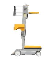type récolteuse courante de élévation autopropulsée en aluminium de mât de 5,1 m de plates-formes de travail