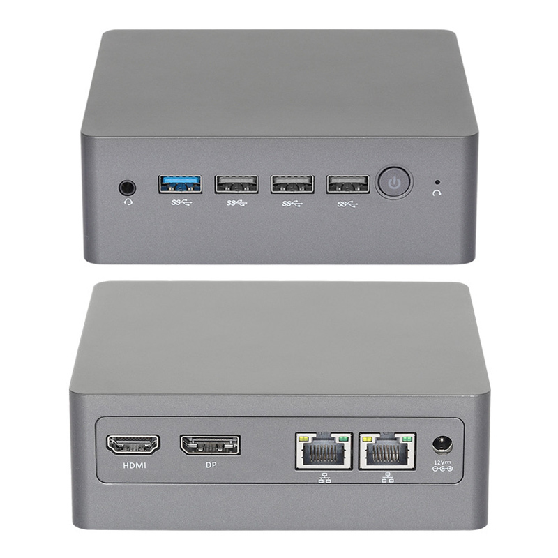 Intel N100 Processor Dual LAN Mini PC With Four USB DDR4 46GB RAM For Home