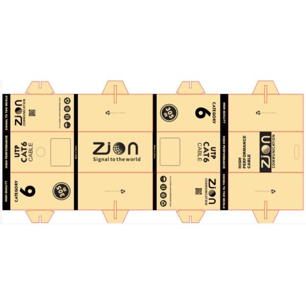 U/UTP CAT6 BC PVC Solid 0.53mm copper Conductor Indoor PVC Jacket CAT6 Network Cable CPR Certified NO 7112202-053