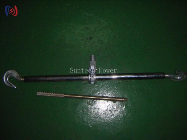 Heavy Duty Dual Hook Steel Turnbuckle For Power Line Tensioning And Support