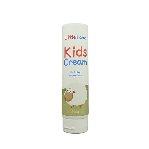 100g Empty Cream Tubes Plastic Tube Packaging For Kids Cream With Flip Cap