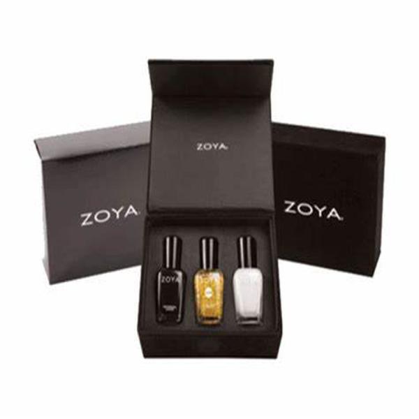 custom nail polish packaging gift box  book shape nail polish paper box with blister tray