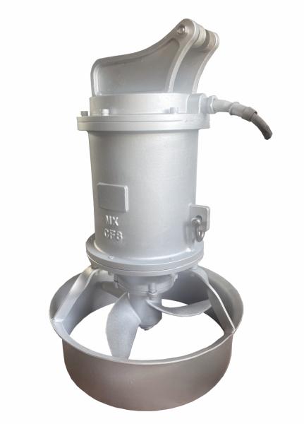 Electric Submersible Mixer Pump F Class Insulation Cast Iron Construction Thermal Protection Leak Dete