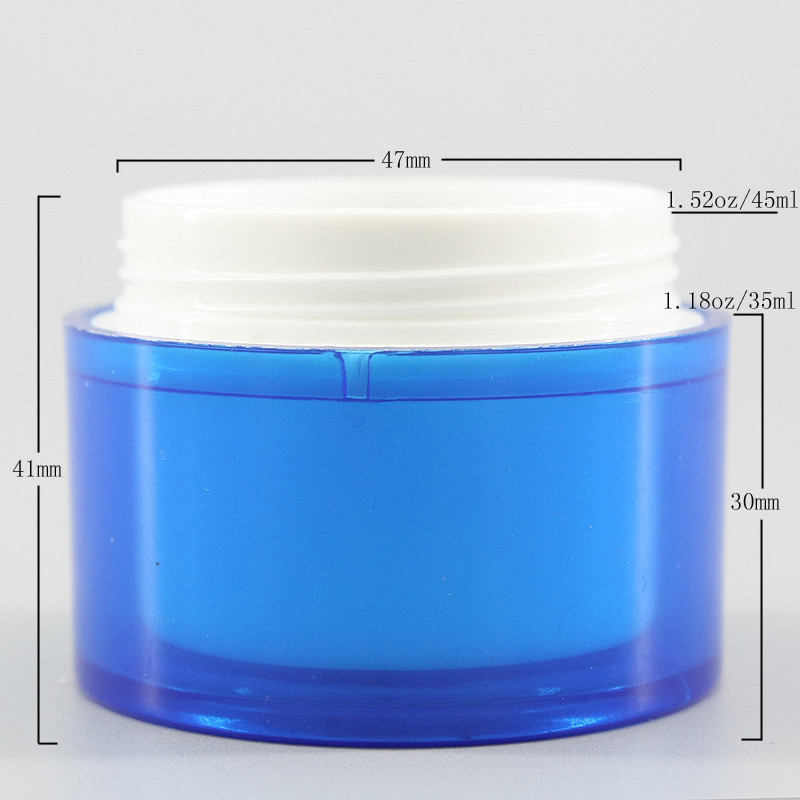 Двойные опарникы сливк 35ml слоя 51mm косметические
