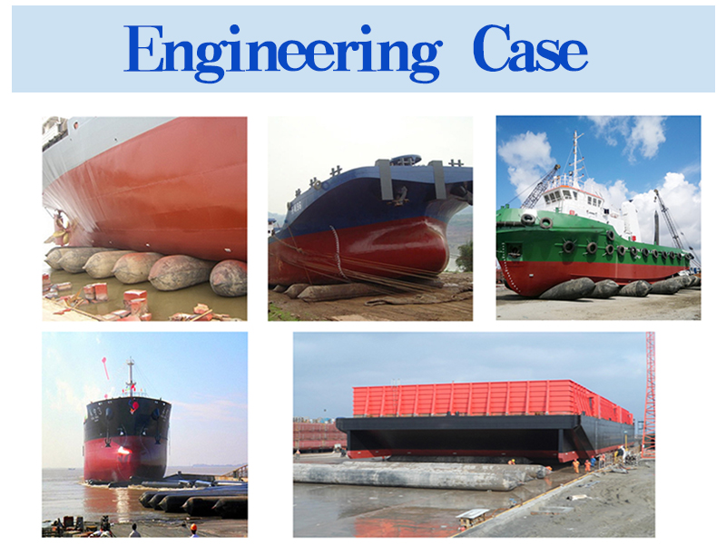 High Quality CCS-Certified Rubber Inflatable Lifting Marine Ship Airbag Factory-Priced Launching Salvage Airbags for Boats