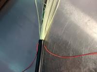 ADSS Fiber Optic Cable Single Sheath Double ADSS Power Cable Span 100m 24 Core 48 Core Cable