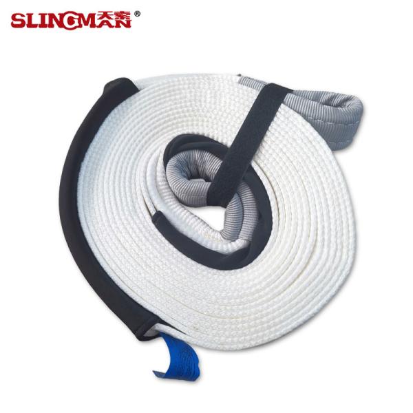 Nylon Tow Straps resistente da tração do carro para a recuperação cinética do caminhão