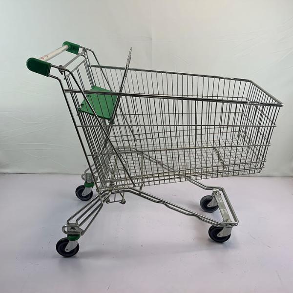 Q195 210L Russian Trolley Asian Standared Type Supermarket Shopping Cart Grocery Shopping Trolley