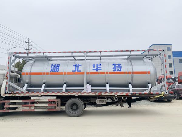Aluminum Alloy ISO Tank Container Capacity 28000 Liters 30FT Transport Tank Container