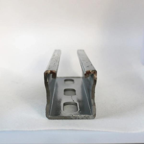 Bulk SS400 Slotted Solid Strut Channel Steel Galv Unistrut For Construction
