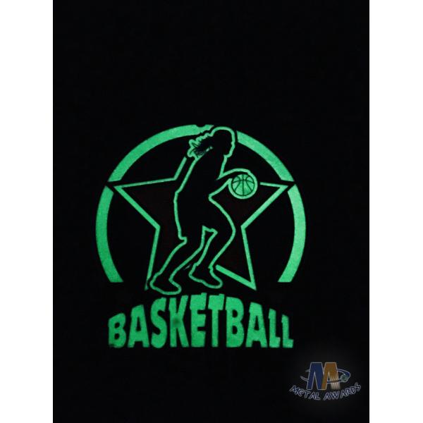 Custom Sports Marathon School Metal Glow In The Dard Medals , Durable Prize Medals For 5k Runs