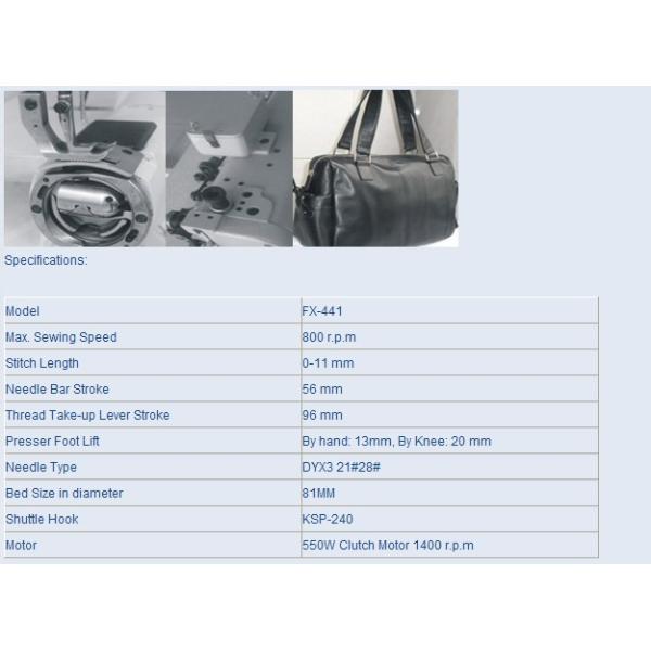 Cylinder Bed Extra Heavy Duty Compound Feed Lockstitch Sewing Machine FX-441