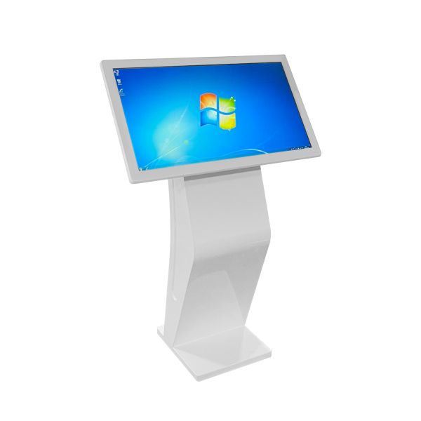 55 Inch Touch Screen Kiosk Android WiFi Horizontal Advertising Display Angled Interactive Inquiry Machine OEM